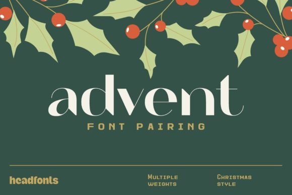 Advent Font Pairing: A Festive Design Duo