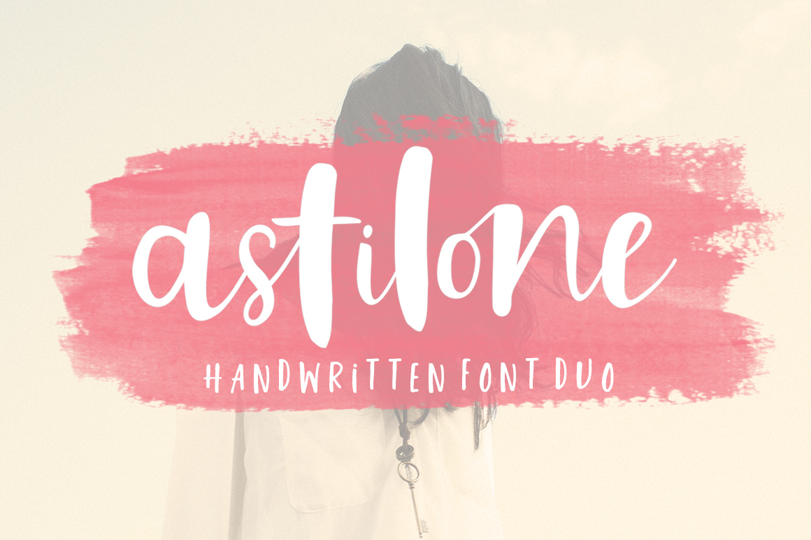 Astilone Font Duo: Bold Brush Script for Dynamic Design