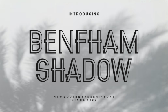 Benfham Shadow Font: Bold, Authentic, and Ready for Your Next Project