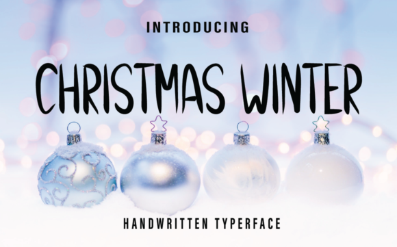 Christmas Winter Font: A Charming Handwritten Typeface