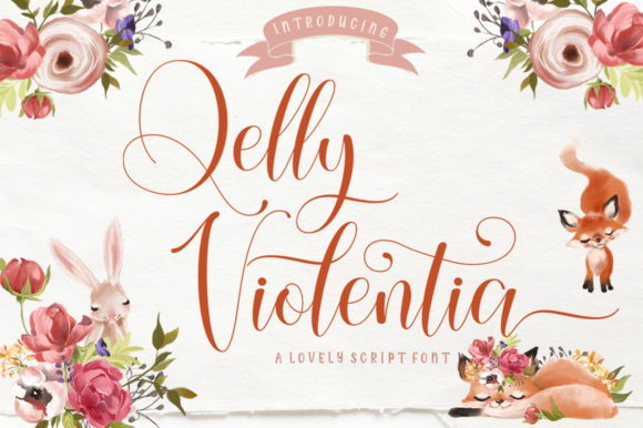 Discover the Charm of Qelly Violentia Font