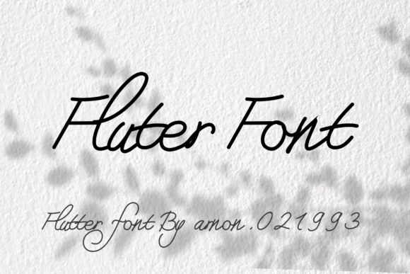 Discover the Elegance of Fluter Font for Your Designs
