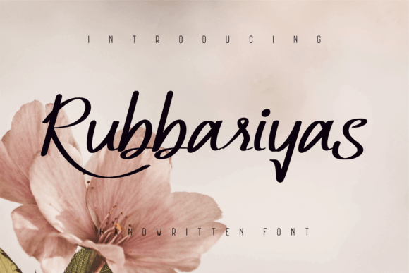 Discover the Elegance of Rubbariyas Font