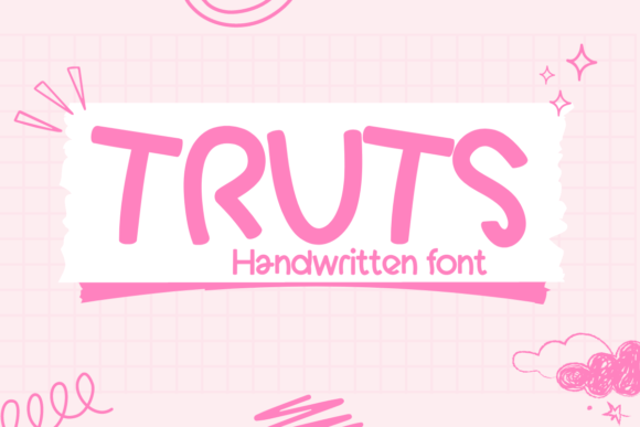 Discover the Handwritten Charm of Truts Font