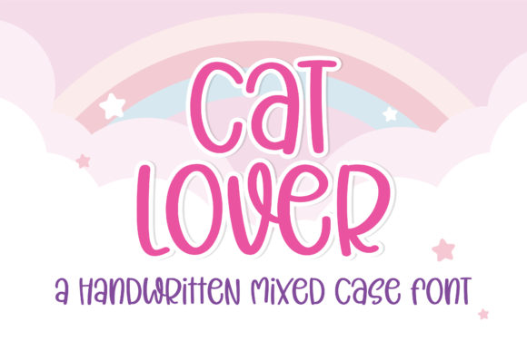 Discover the Sweet and Relaxed Vibe of XCat Lover Font