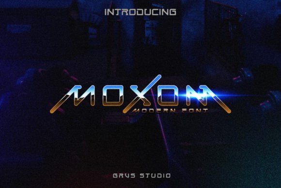 GRVS Moxom: A Modern Futuristic Font for Bold Designs