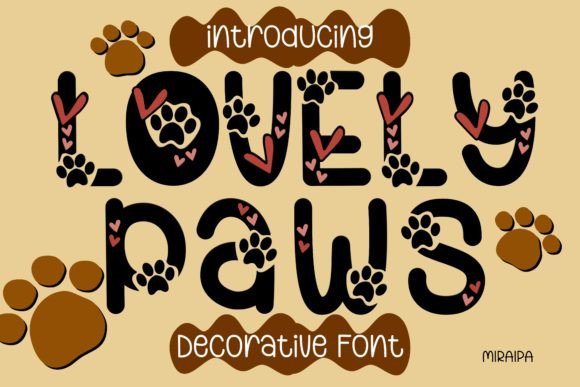 Lovely Paws Font: A Sweet Handwritten Typeface for Creative Designs