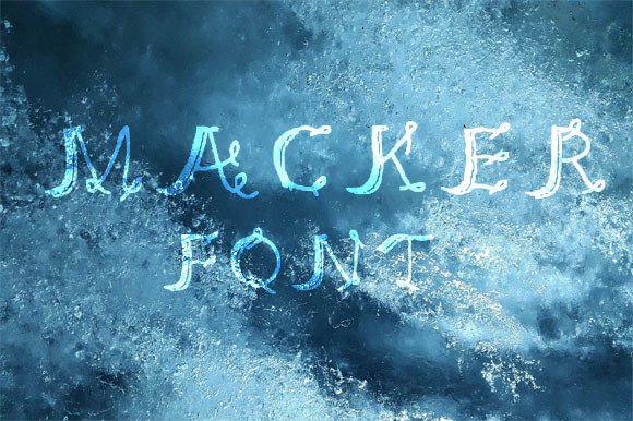 Macker Font: A Handwritten Typeface with Natural Charm