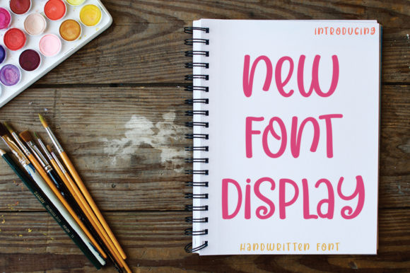 New Font Display: A Charming Script for Modern Design