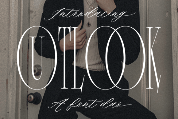 Outlook Font Duo: A Modern Serif and Script Pair