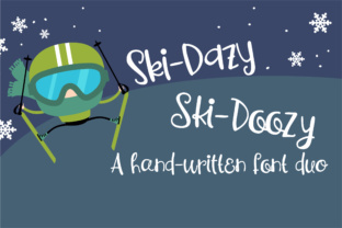 PN Ski-Doozy & Ski-Dazy Font Duo