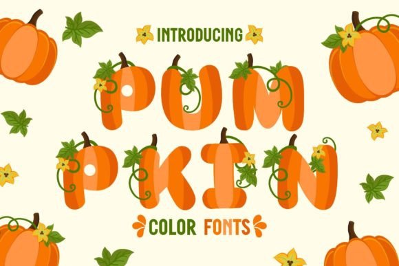 Pumpkin Font: A Warm, Autumnal Display Typeface
