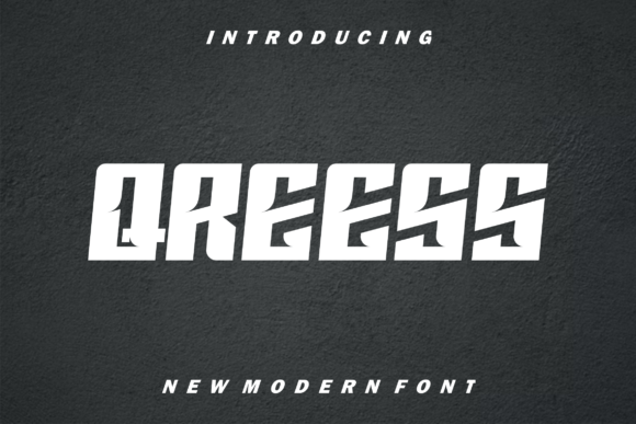 Qreess Font: A Modern Display Typeface for Bold Designs