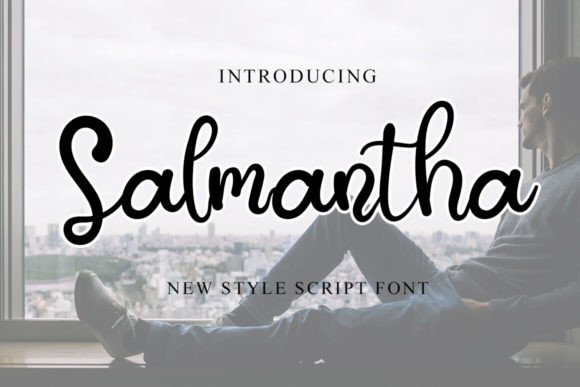Salmantha Font: Sweet, Friendly Handwritten Style for Designs