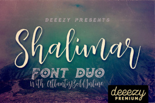 Shalimar Font Duo: A Cool Retro & Vintage Typeface Pair