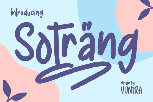 Sotrang Font: A Friendly Script for Creative Projects