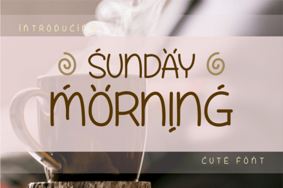 Sunday Morning Font: A Charming Typeface for Joyful Designs