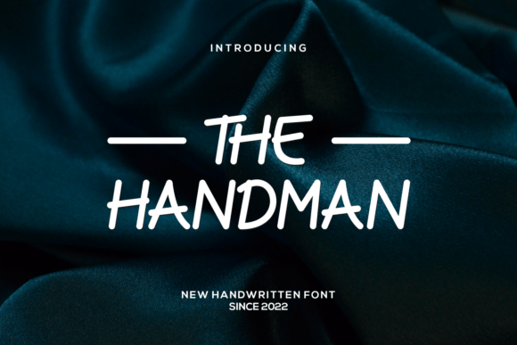 The Handman Font: A Bold, Charming Handwritten Typeface
