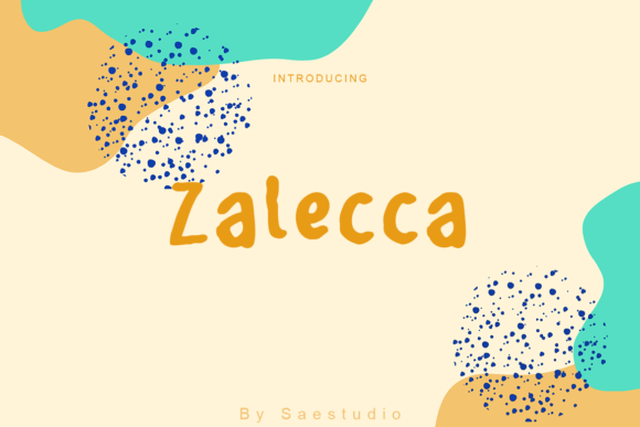 Zalecca Font: Bold Brush Script for Creative Projects